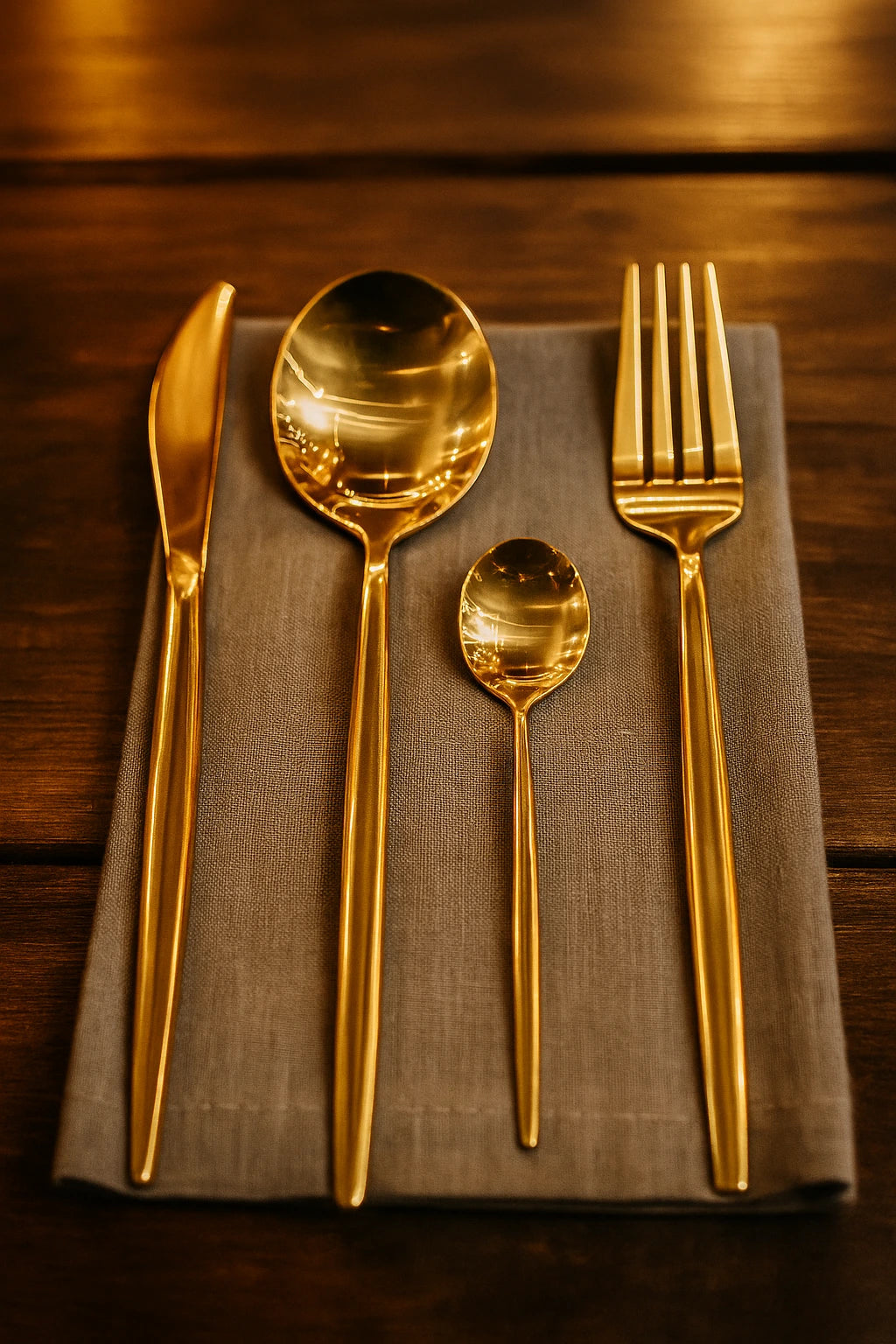 24 Pieces - Golden Grace – Premium Dining Set