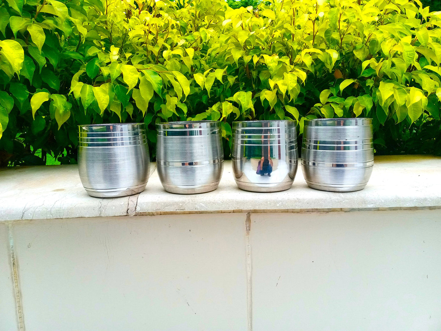 Royal Sip – Stainless Steel Glasses – 400ml (Unbreakable)