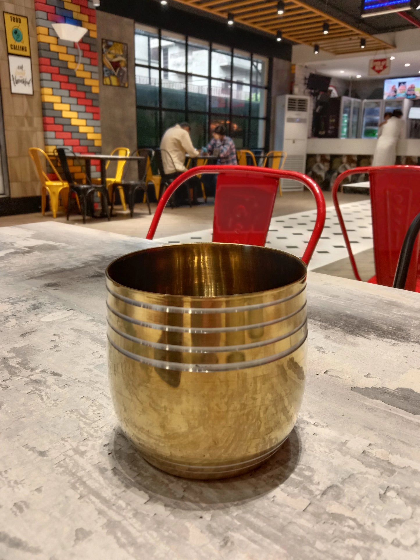 Lafiee Premium Edition Golden Steel Glasses 400ML