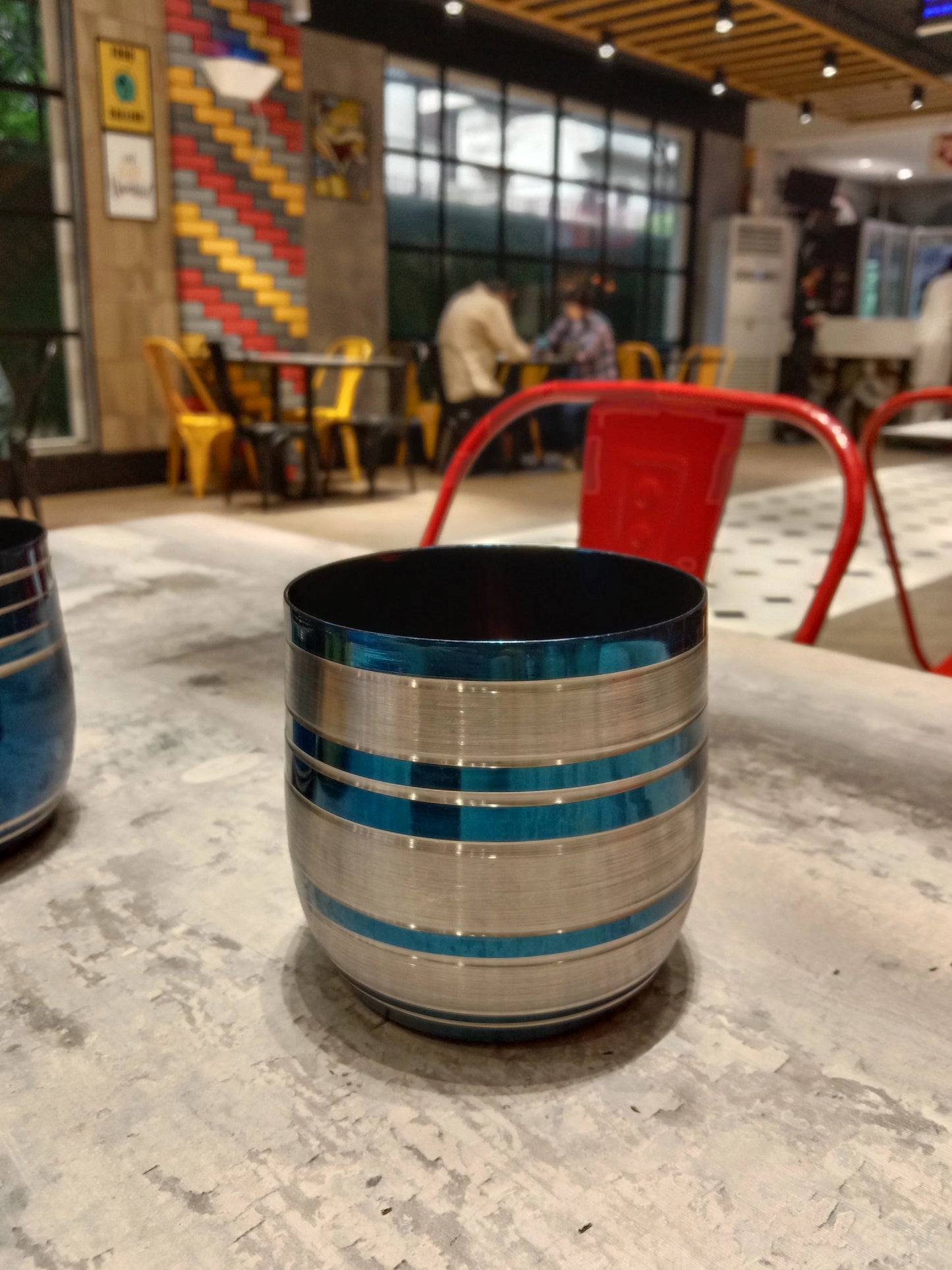 Blue Edition Lafiee Steel Glasses 400ml