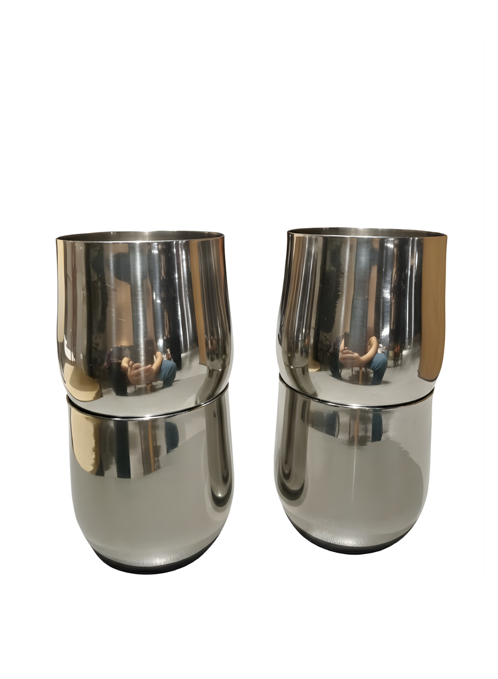 400ml Durable Stainless Steel Glass